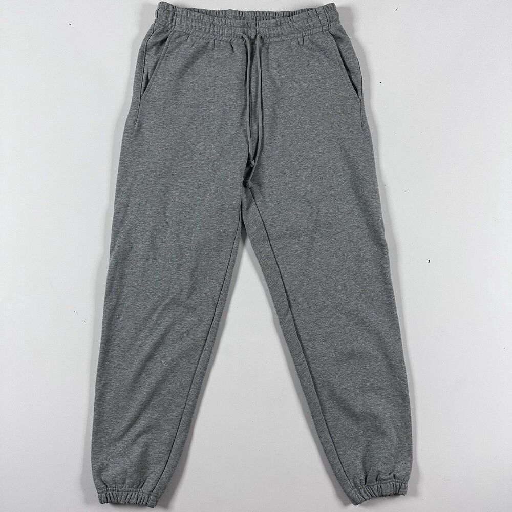 Malbon Golf Evergreen Script Sweatpants Men's Heather Gray Size M